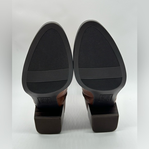 Naturalizer Gaby Leather Ankle Boots Brown Ciderspice Size 5M NIB - Picture 8 of 12